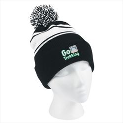 Black with White Stripes In Use